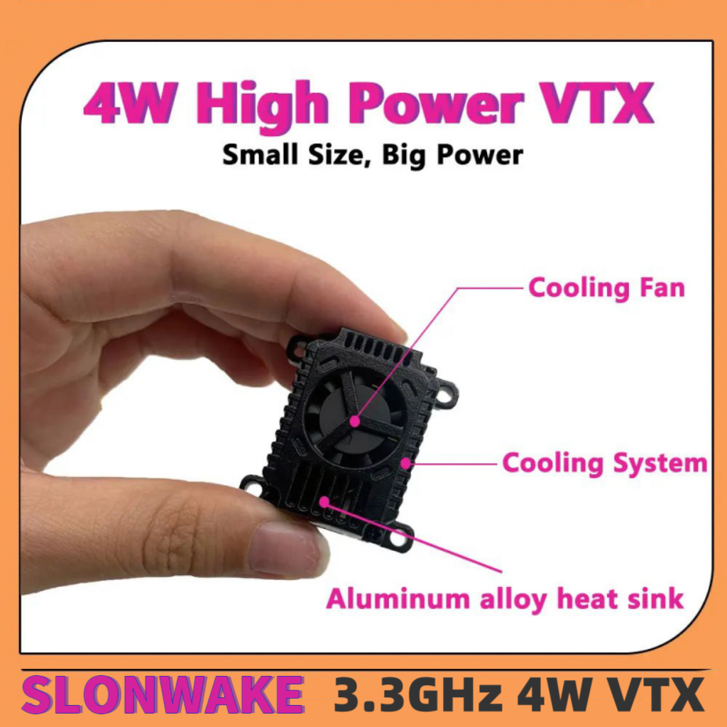 SLONWAKE FPV 3.3G 16CH 4000mW  – обзор и цена Fpv Drone Vtx