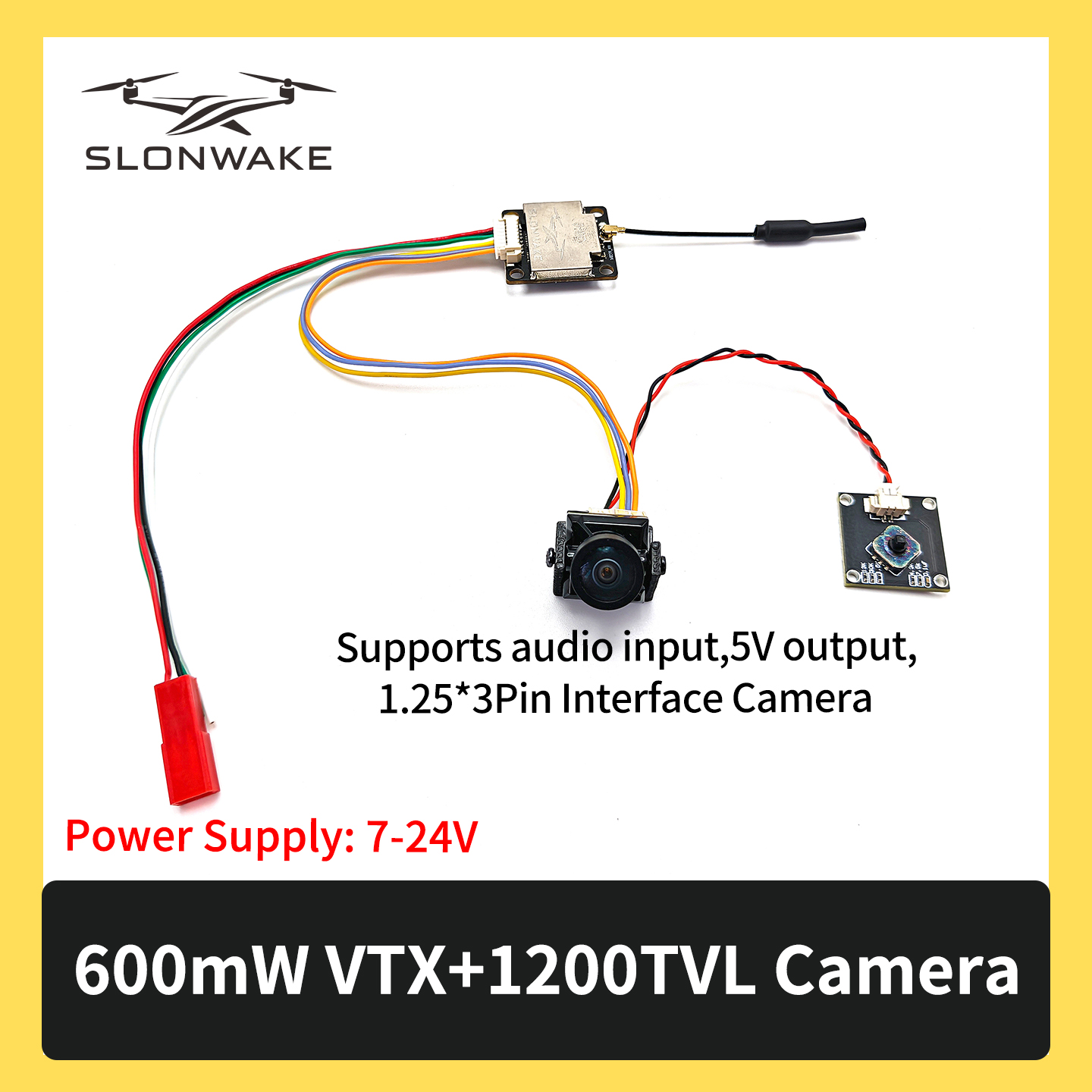 SLONWAKE 5.8G 600mW 7-24V FPV  – обзор и цена Fpv Drone Vtx