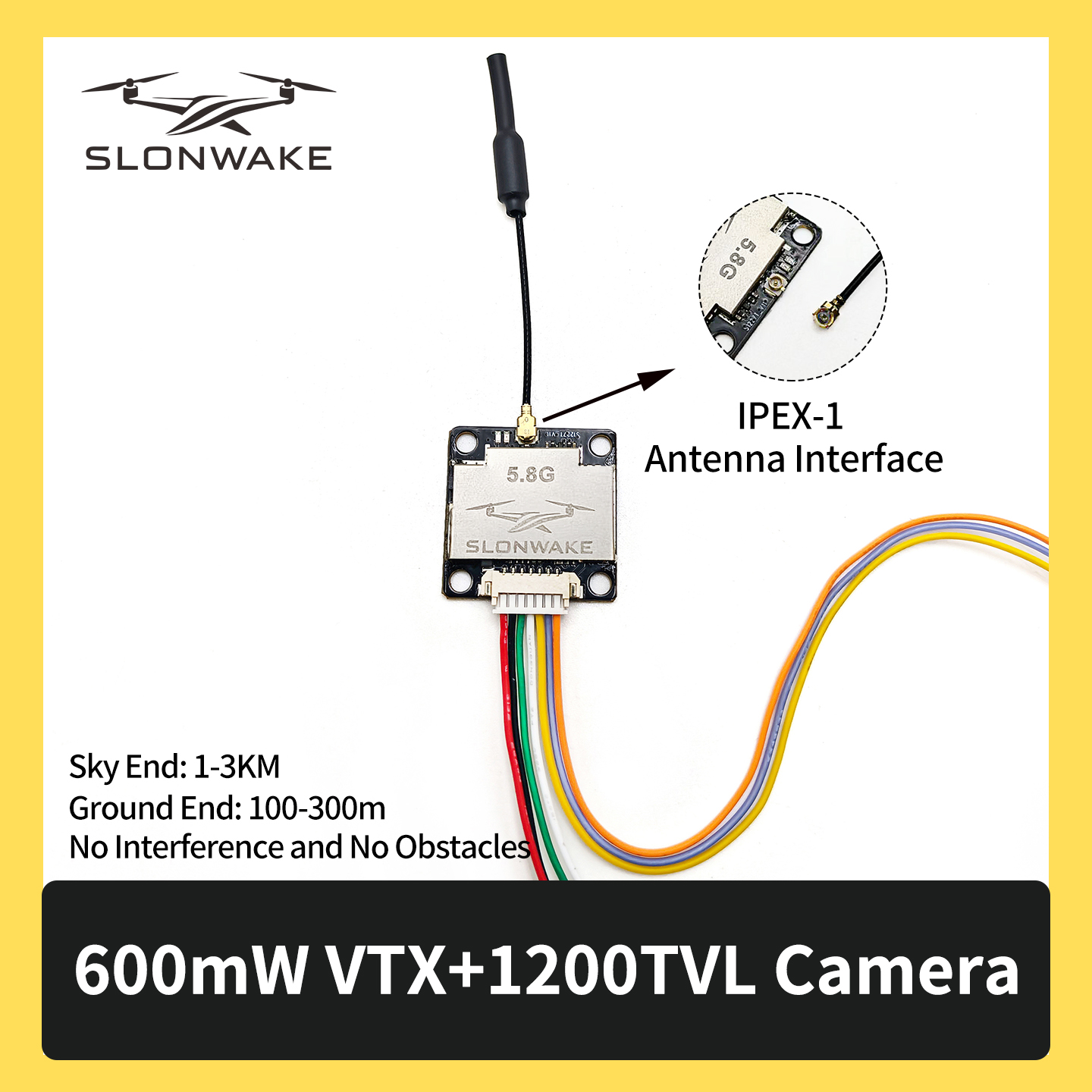 SLONWAKE 5.8G 600mW 7-24V FPV  – обзор и цена Fpv Drone Vtx