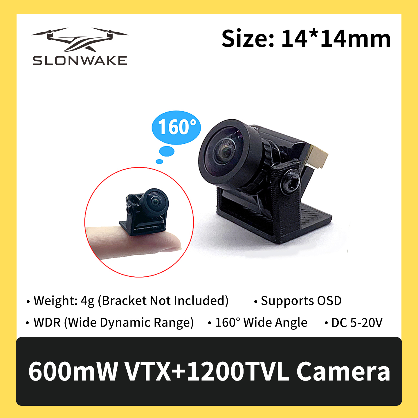 SLONWAKE 5.8G 600mW 7-24V FPV  – обзор и цена Fpv Drone Vtx
