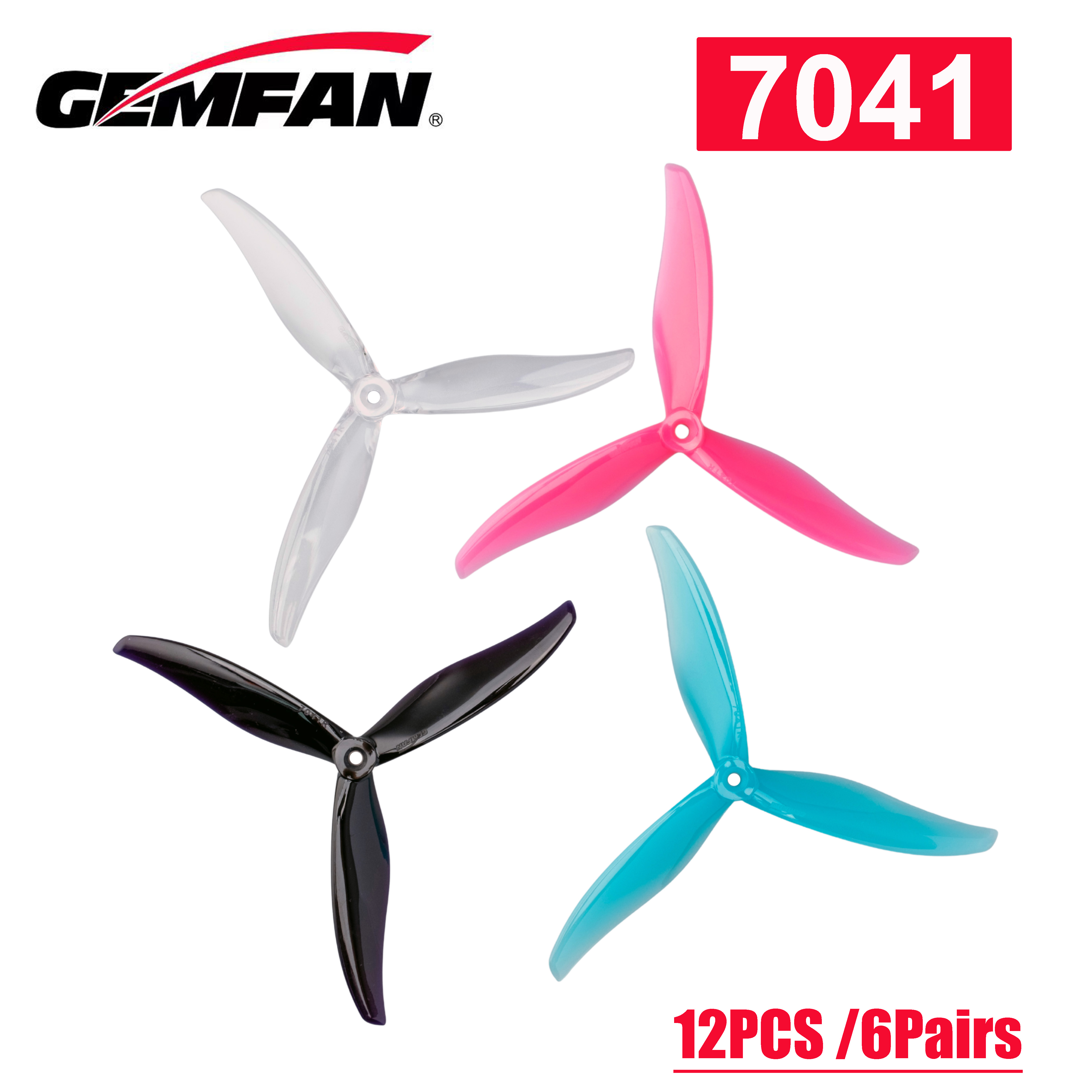 NEW12PCS /6Pairs Gemfan Flash  – обзор и цена Fpv Drone Propeller