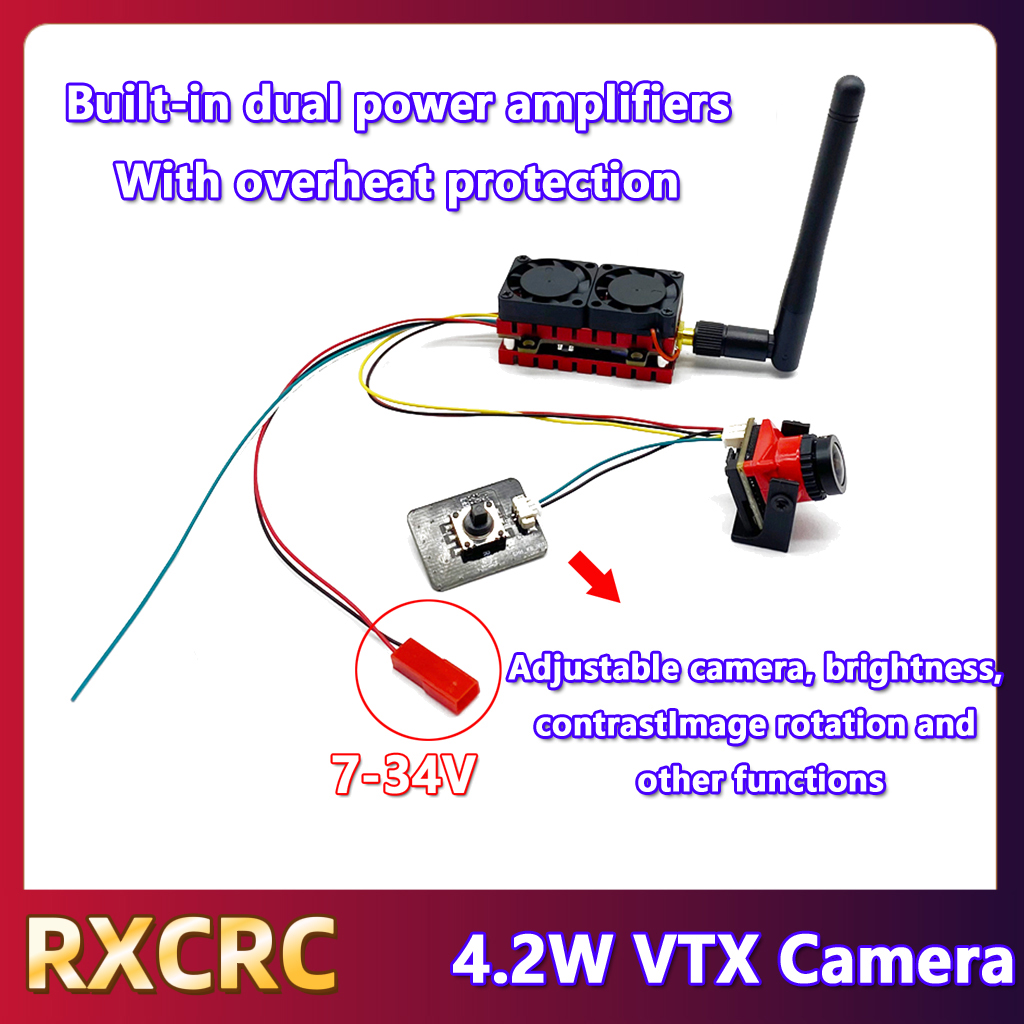 RXCRC 5.8G 48CH 4.2W High Powe – обзор и цена Fpv Drone Vtx