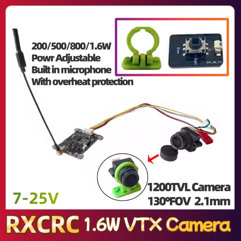 RXCRC 5.8G Module 48CH 1.6W VT – обзор и цена Fpv Drone Camera