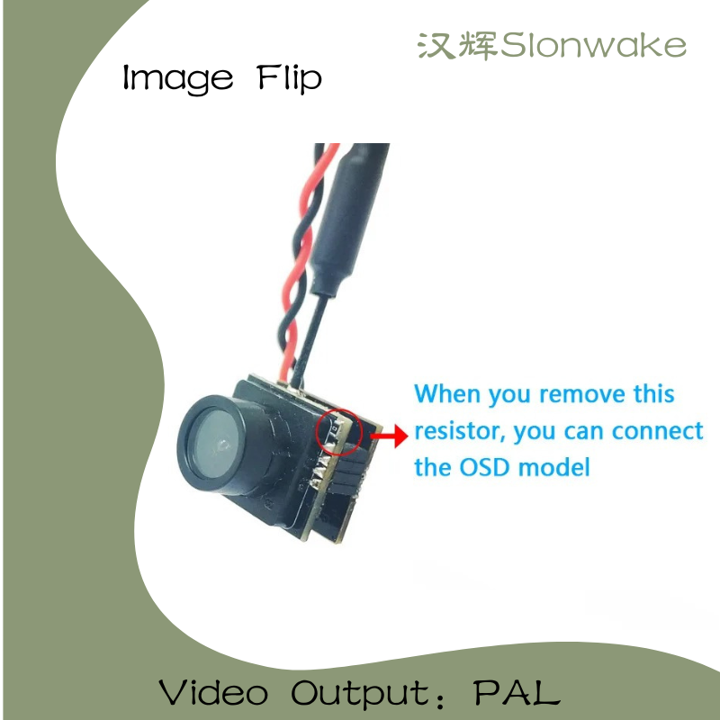 Slonwake 5.8G 48CH 25mW FPV VT – обзор и цена Fpv Drone Camera