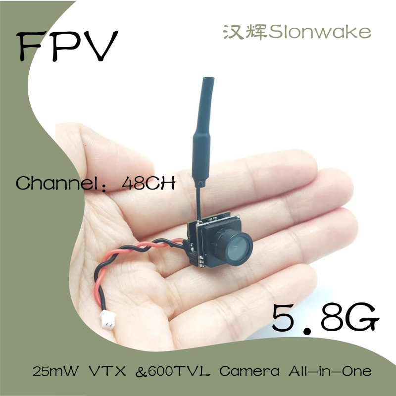 Slonwake 5.8G 48CH 25mW FPV VT – обзор и цена Fpv Drone Camera