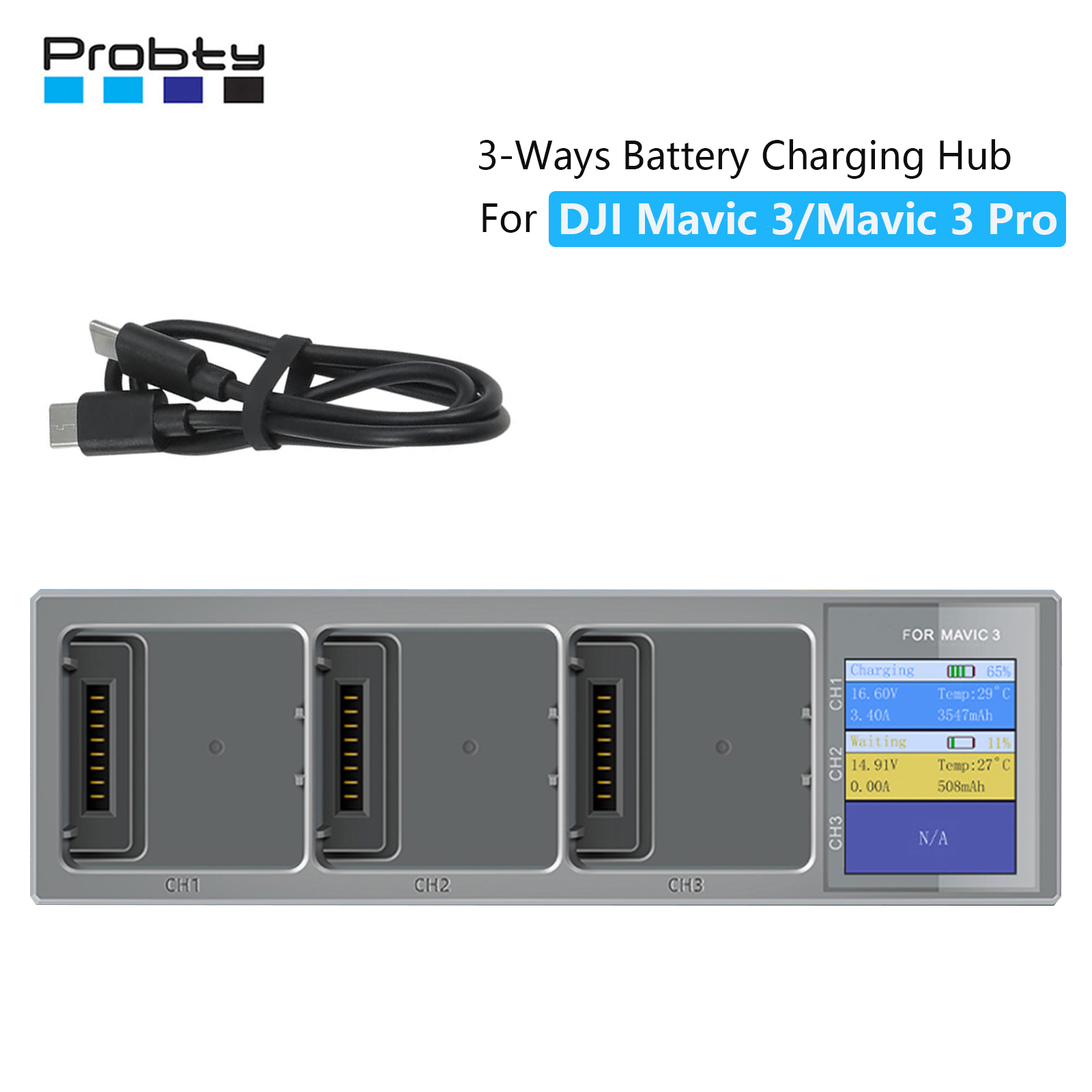 New 3 In 1 Charging Hub for DJ – обзор и цена Fpv Drone Charger