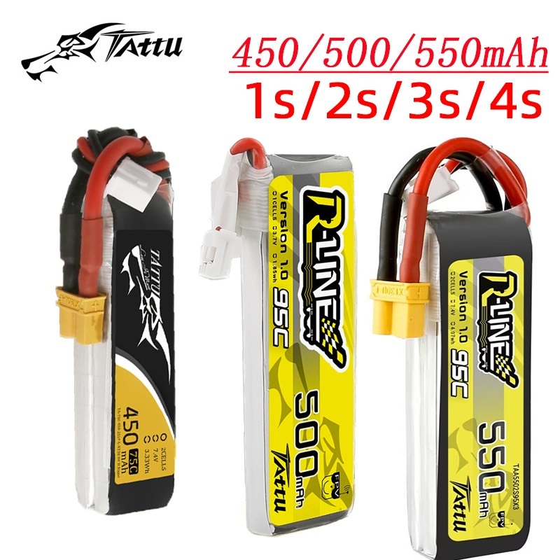 3Pcs NEW TATTU 450/500/550mAh  – обзор и цена Fpv Drone Battery