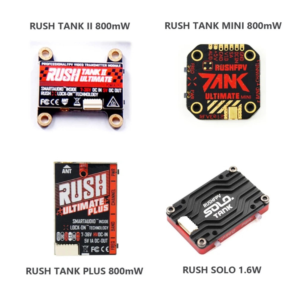 RUSH TANK Ultimate II/Mini/ PL – обзор и цена Fpv Drone Vtx