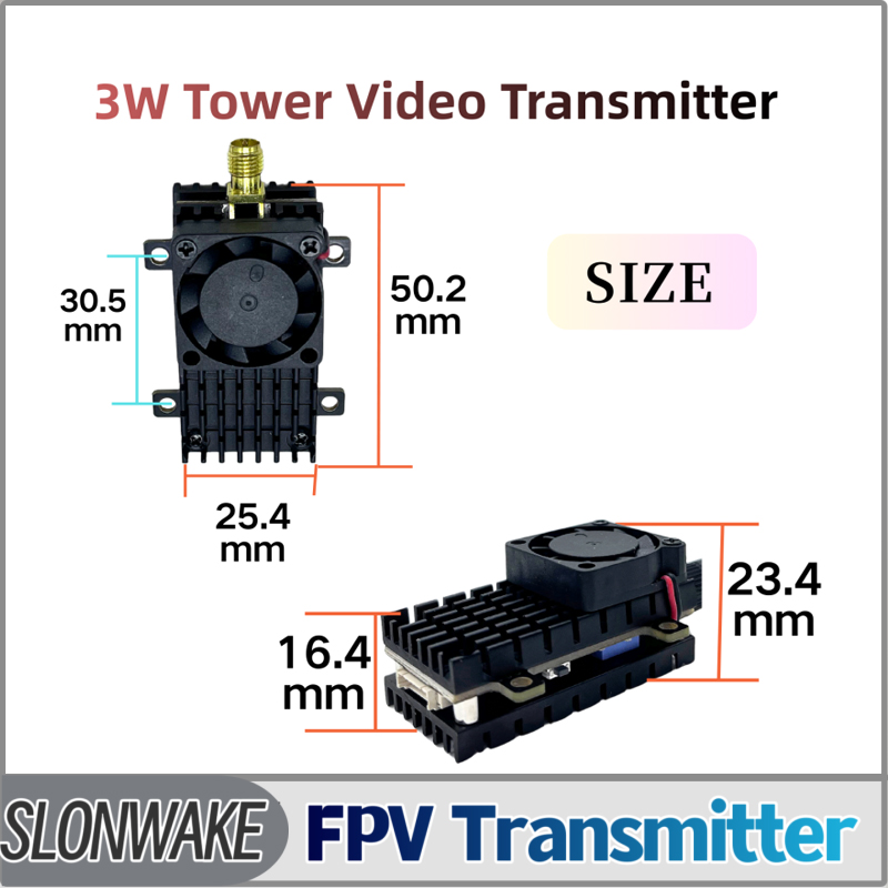 SLONWAKE 5.8G 3000mW Simulatio – обзор и цена Fpv Drone Vtx