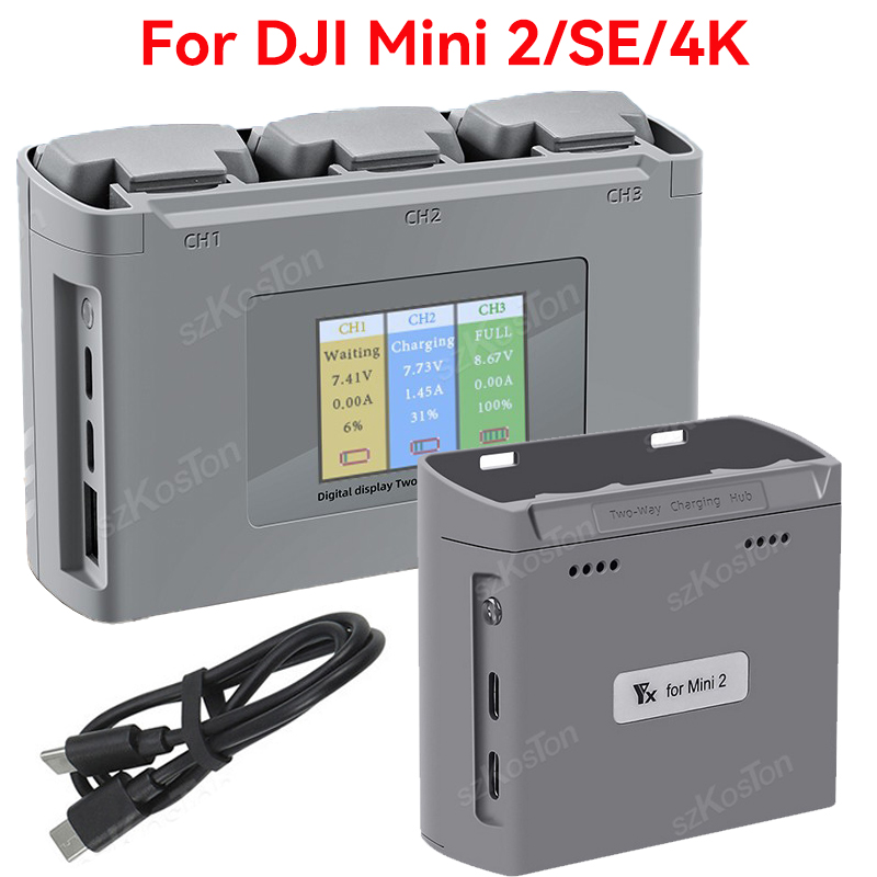 For DJI Mavic Mini 2/SE Mini 4 – обзор и цена Fpv Drone Charger