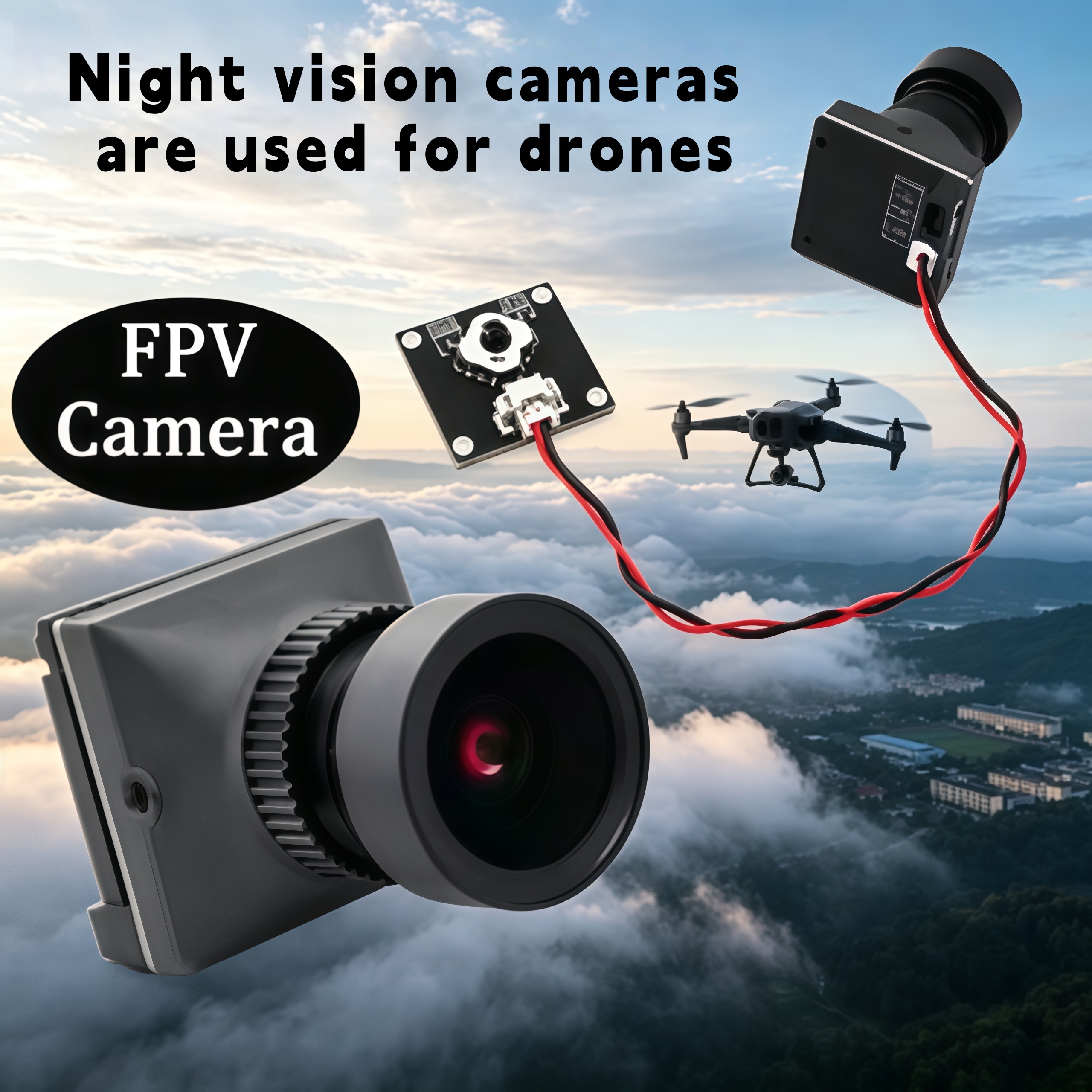 1500TVL HD CADDX Snail FPV Cam – обзор и цена Fpv Drone Camera