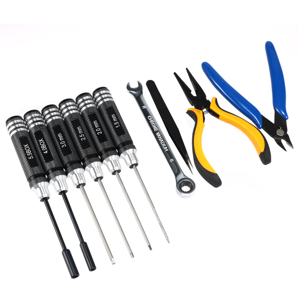 10PCS 10in1 FPV Drone RC Tool  – обзор и цена Fpv Drone Tool Kit